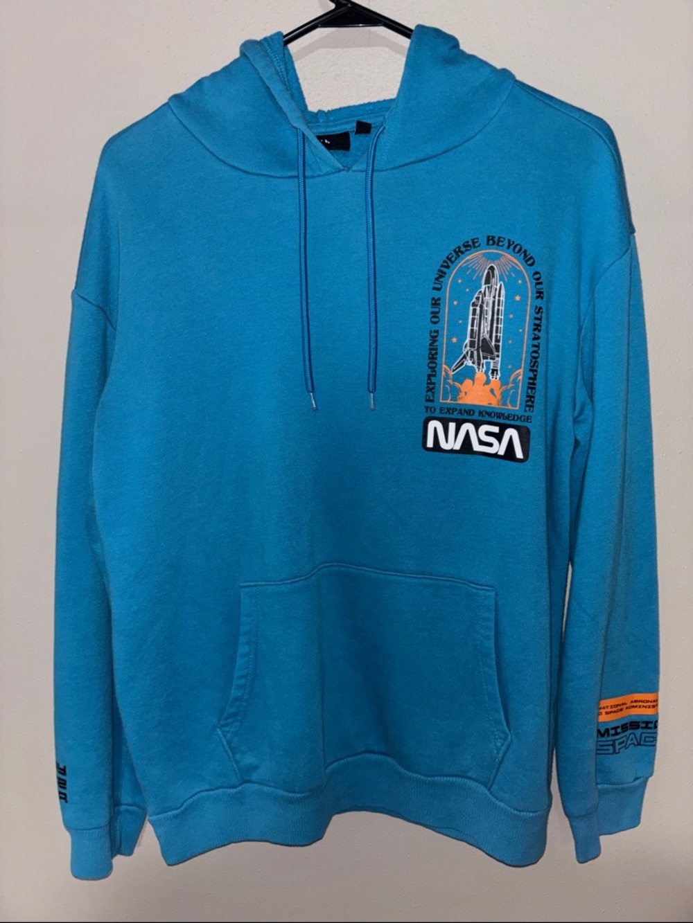 Mission Space Graphic Hoodie - Blue